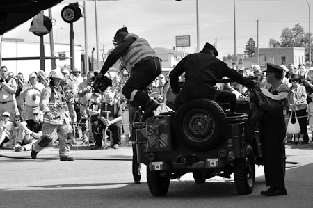 Re-enactors scramble at FM-159