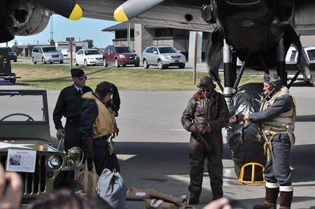 Re-enactors scramble at FM-159