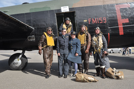 Re-enactors at FM-159