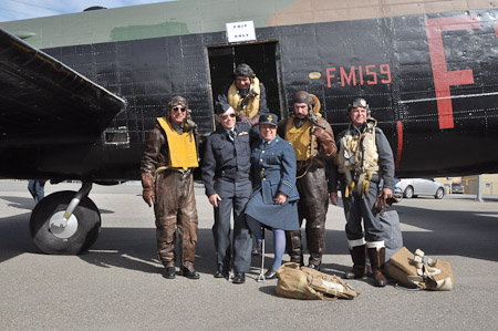 Re-enactors at FM-159