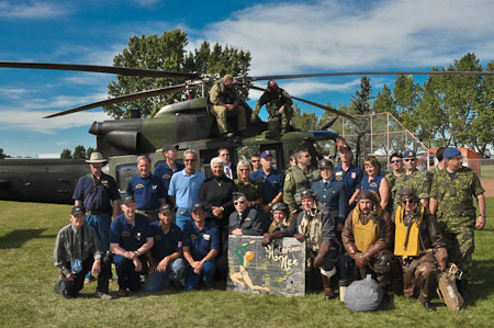 408 Members, Museum Directors and Re-enactors official group shot.