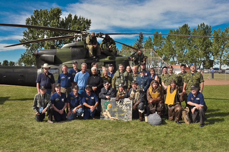 408 Members, Museum Directors and Re-enactors official group shot.