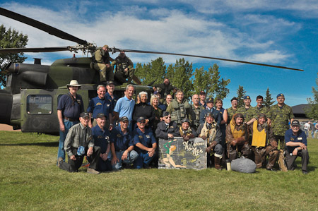 408 Members, Museum Directors and Re-enactors official group shot.