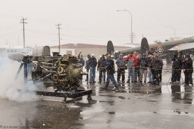 Derek Starts the Bristol Hercules Demo