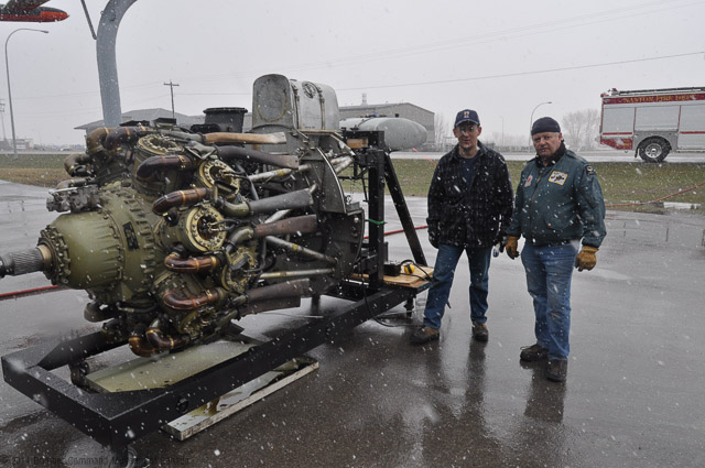 Derek and Karl; Bristol Hercules Team