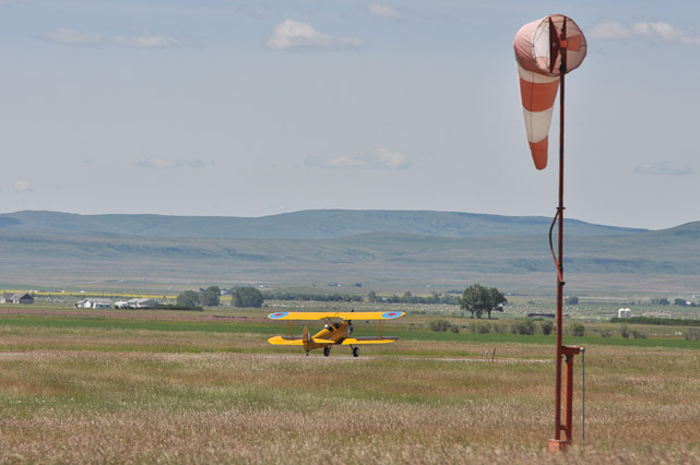 Stearman and Limp Windsock