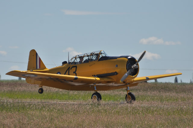 Harvard Mk IV Landing