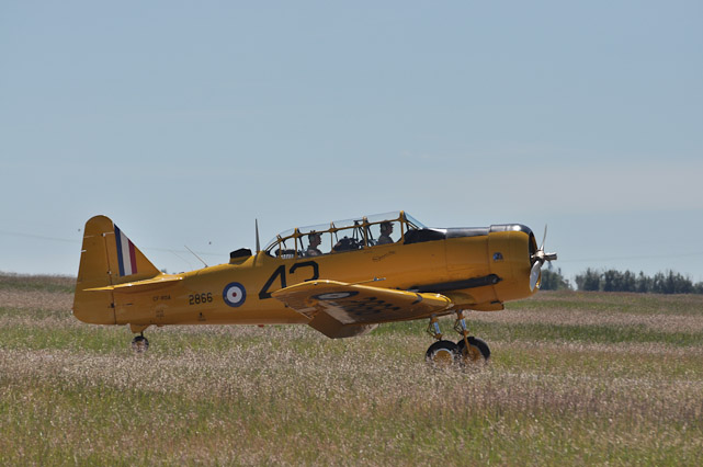Harvard Mk IV Landing
