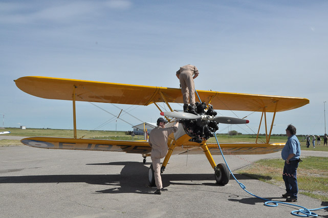 Fueling the Stearman