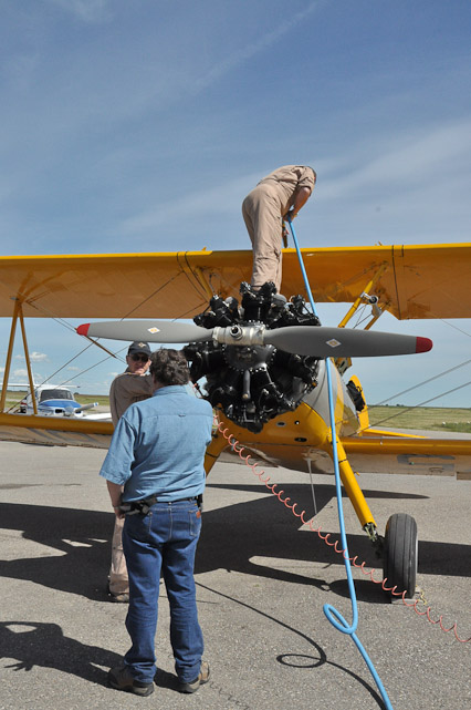 Fueling the Stearman