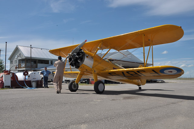 Starting the Stearman